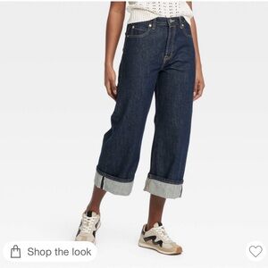 Universal Thread Dark Blue Cropped Jeans